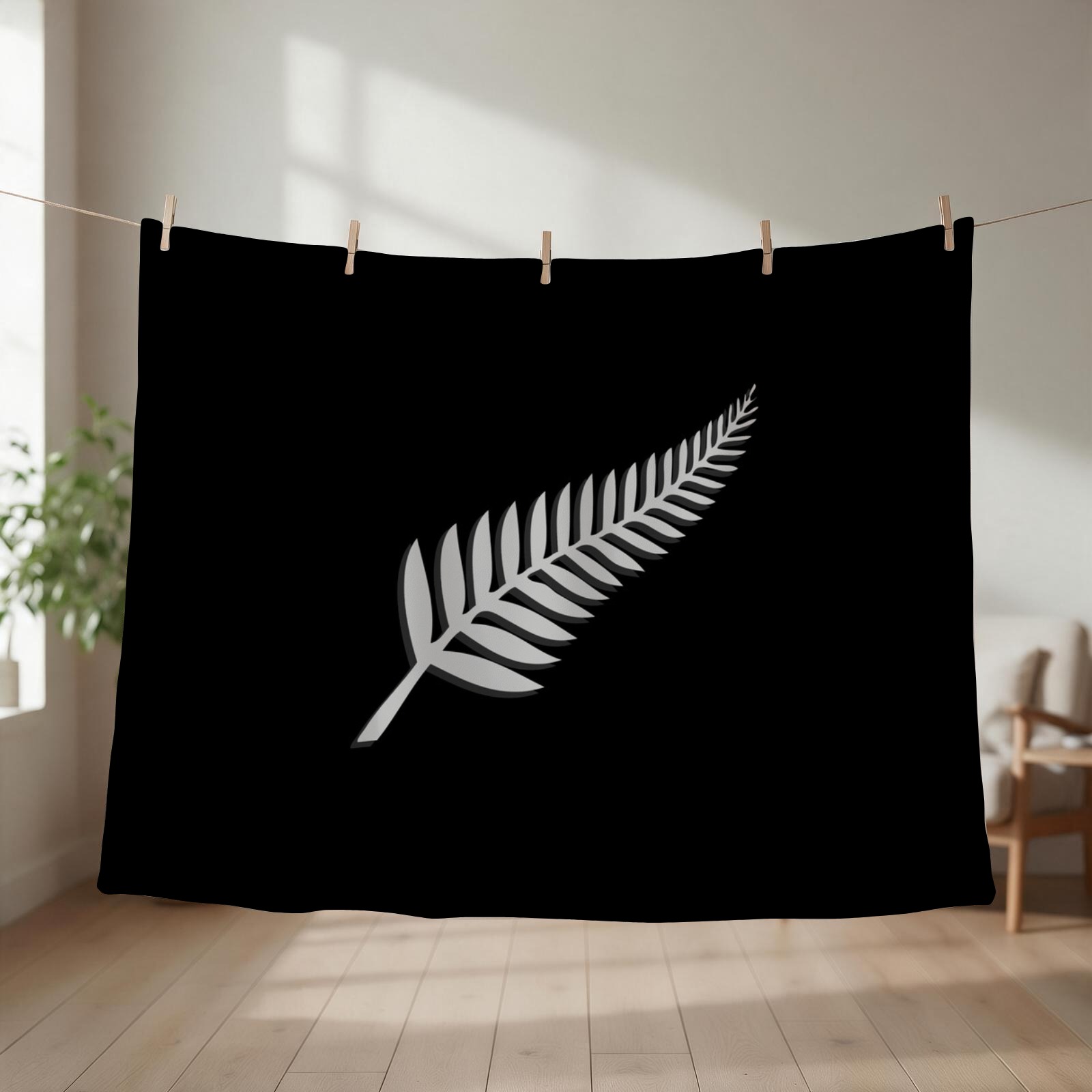 Outdoor Sport Nz - New Zealand NZ Kiwi Black Silver