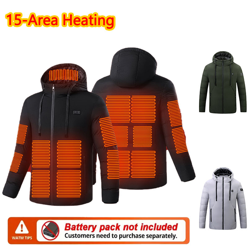 15 Area Heated Winter Hooded J - Outdoor Sport Jacket Women'S review and price