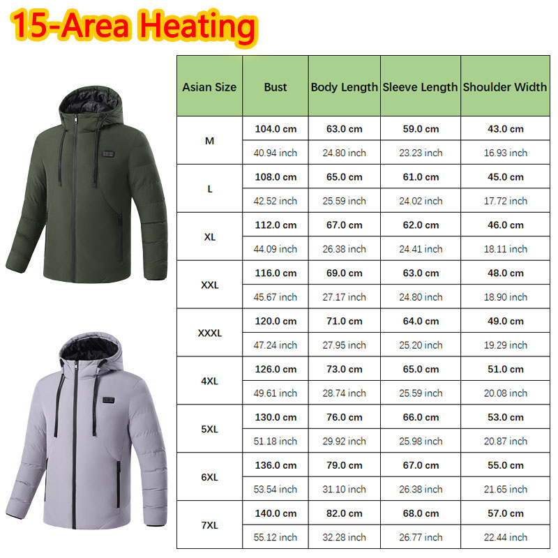 15 Area Heated Winter Hooded J - Outdoor Sport Jacket Women'S review and price