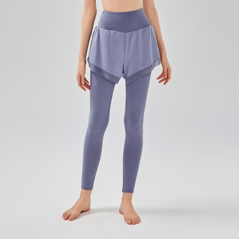 Women Fake Two Pieces Leggings - Outdoor Sport Leggings review and price
