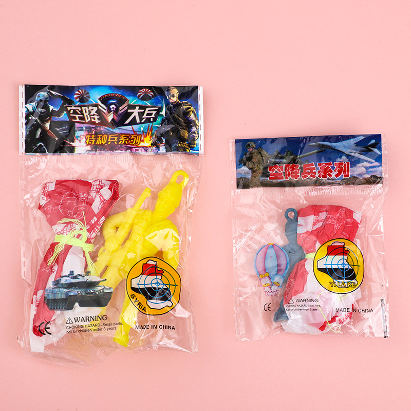 10pcs Plastic Ejecting Parachu - Outdoor Sport Games For Kids review and price